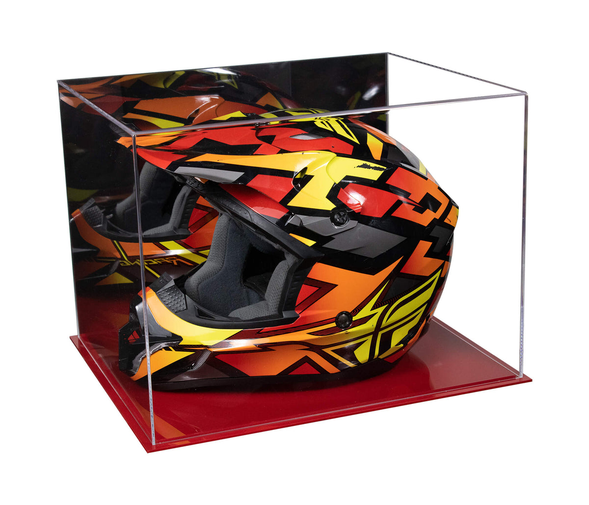Acrylic Motorcycle Helmet Display Cases - Mirror (A024-B/V61B)