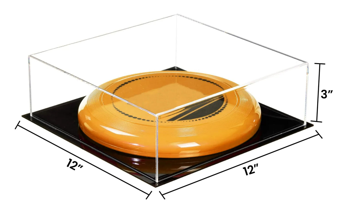 Versatile Acrylic Display Cases with Double Sheet Base with Clear Case