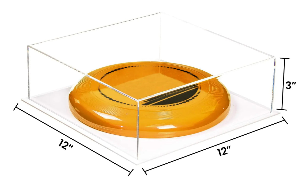 Versatile Acrylic Display Cases with Double Sheet Base with Clear Case