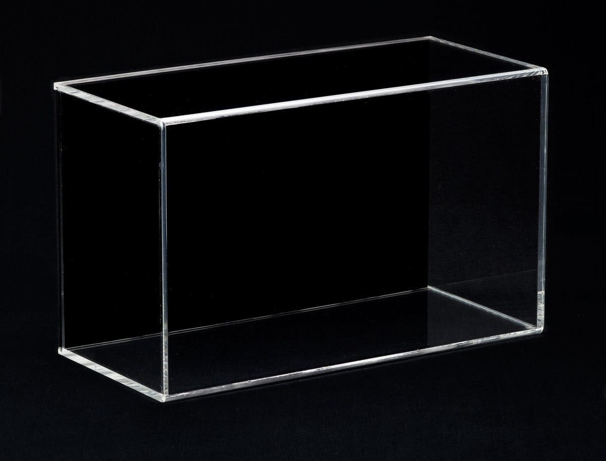 Versatile Acrylic Display Case with Slide Back and Size Options