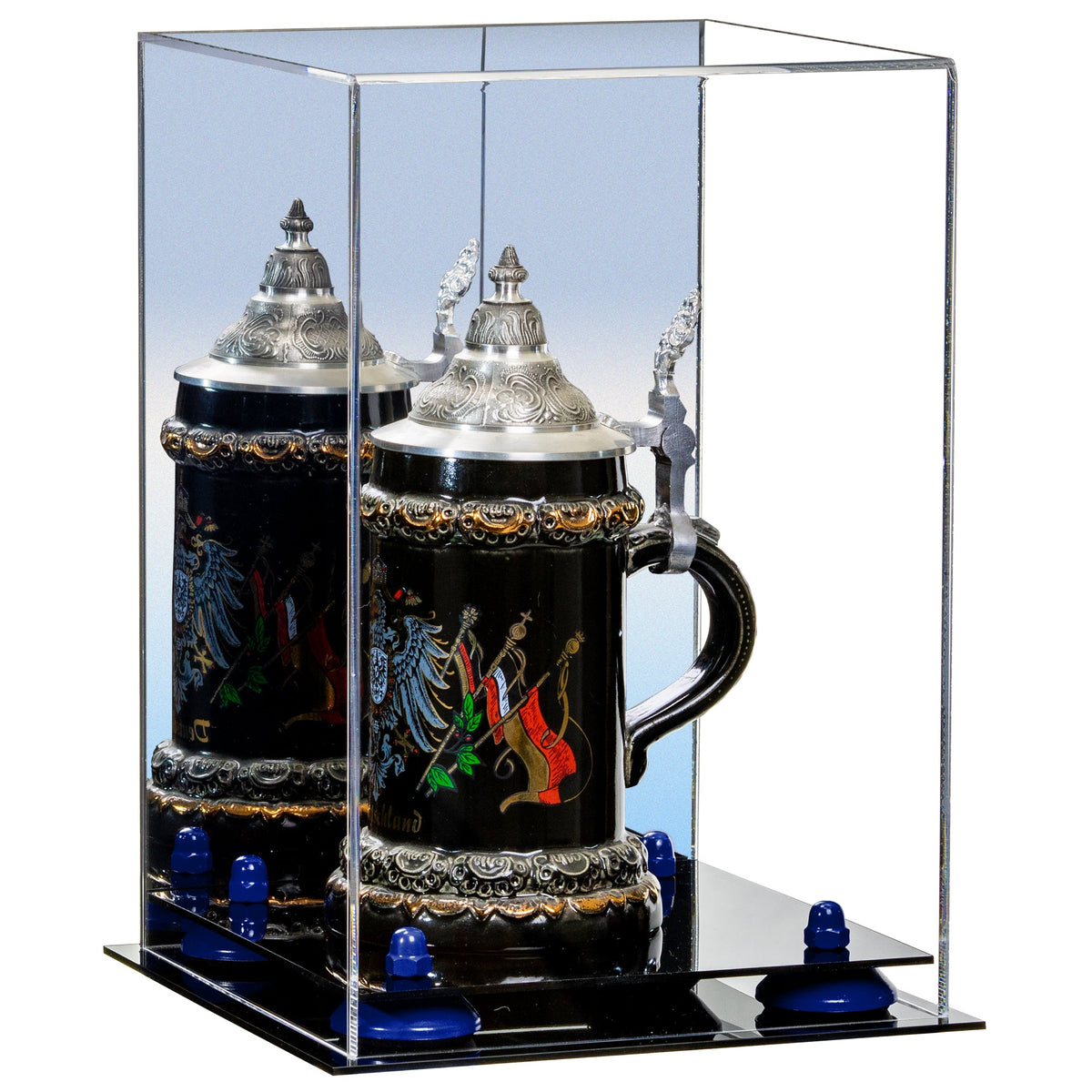 Acrylic Versatile Display Case  8 X 8 X 12  Mirror (A060)
