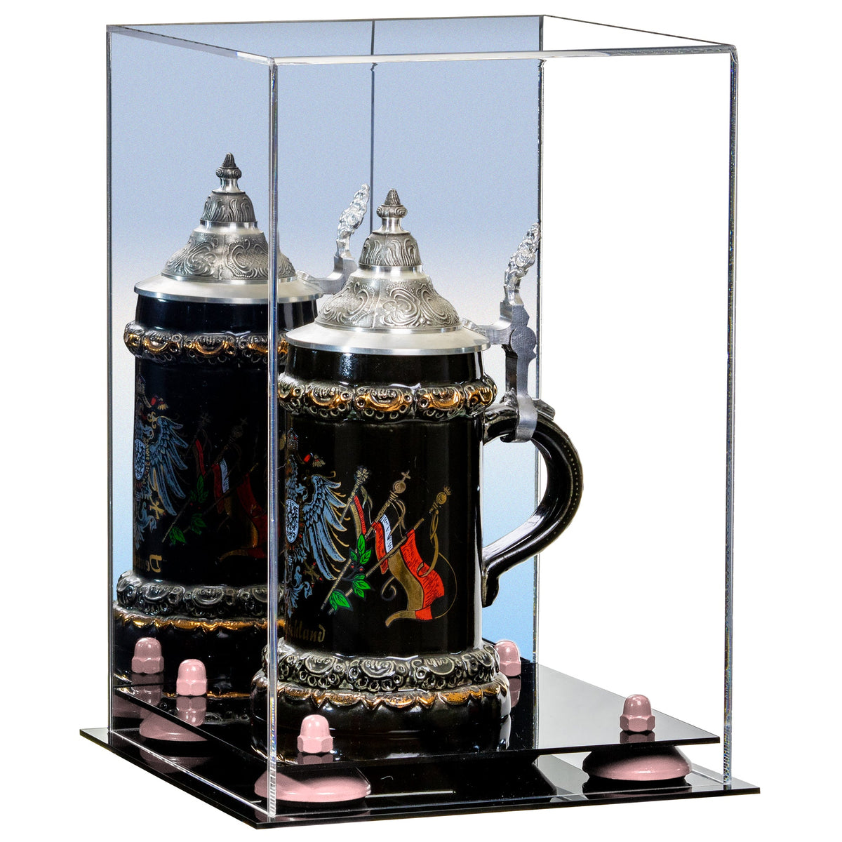 Acrylic Versatile Display Case  8 X 8 X 12  Mirror (A060)