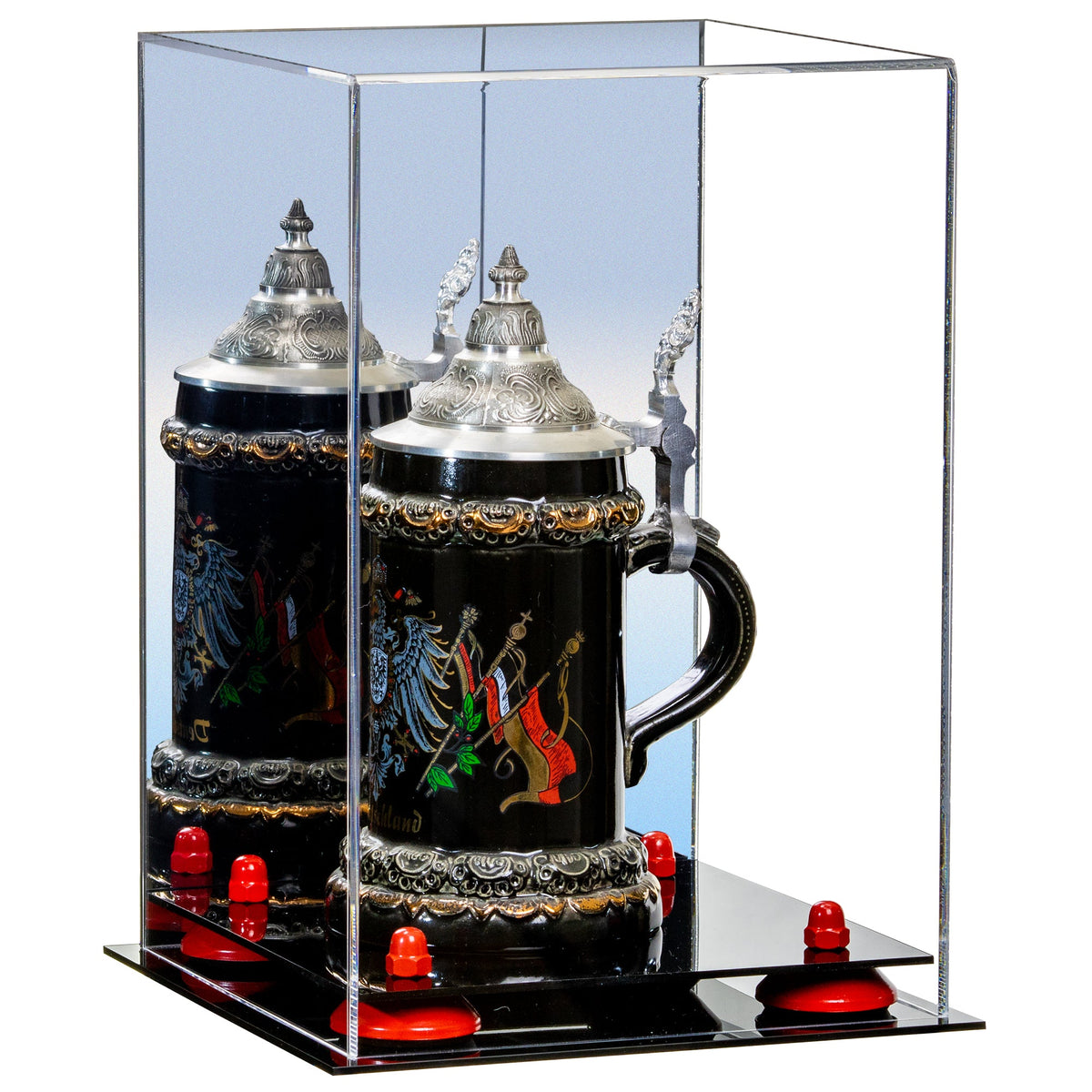 Acrylic Versatile Display Case  8 X 8 X 12  Mirror (A060)