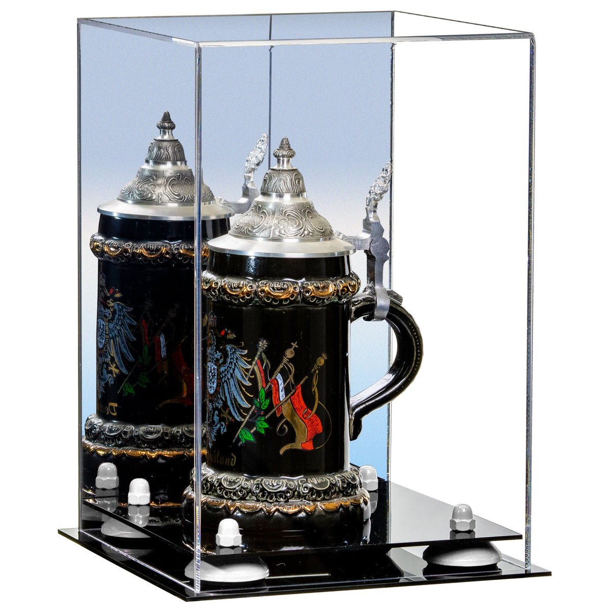 Acrylic Versatile Display Case  8 X 8 X 12  Mirror (A060)