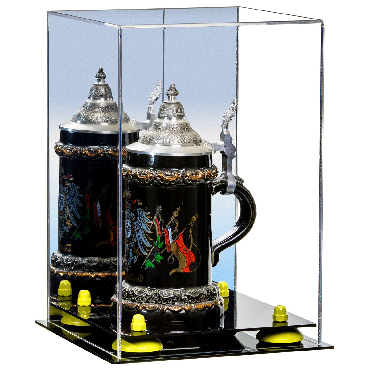 Acrylic Versatile Display Case  8 X 8 X 12  Mirror (A060)