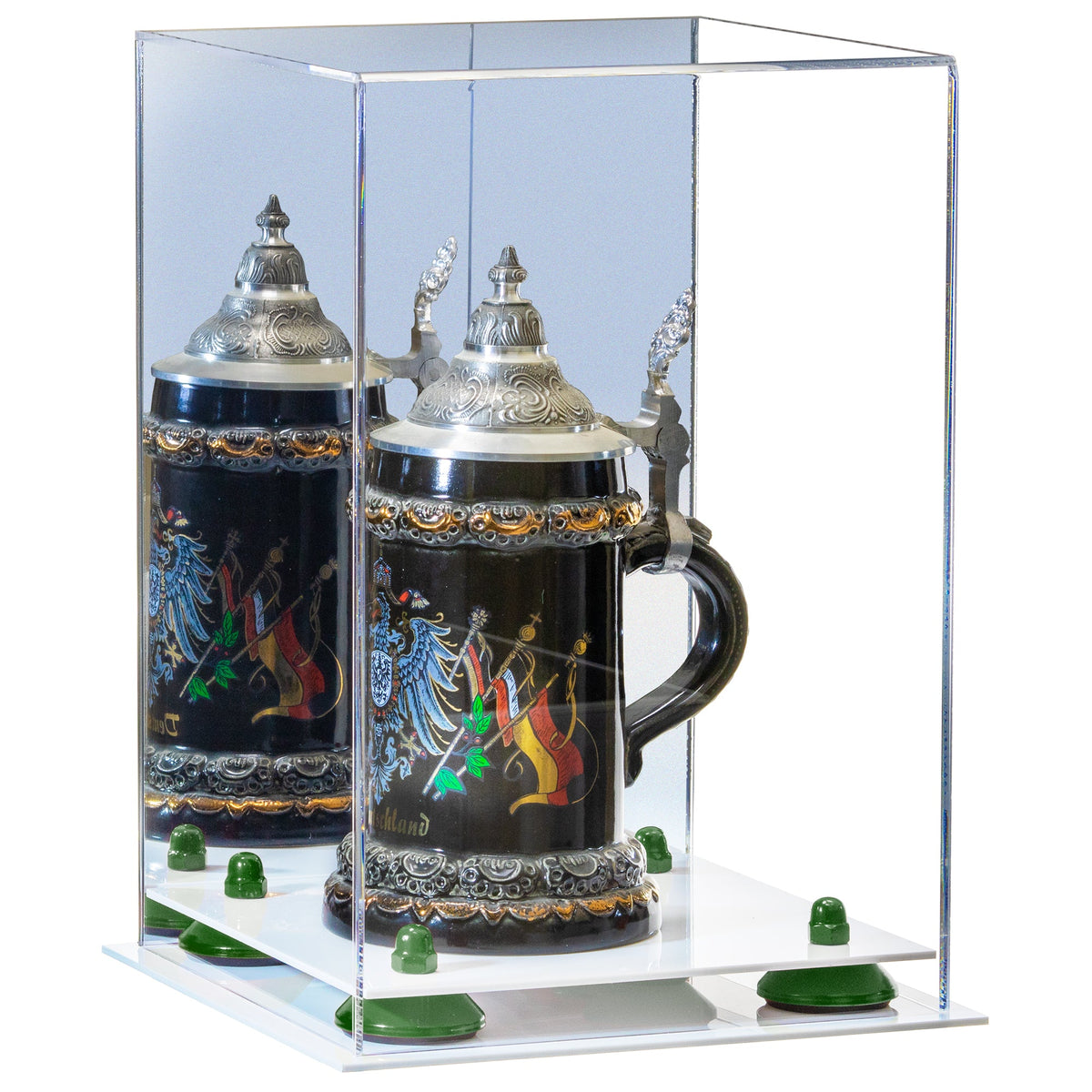 Acrylic Versatile Display Case  8 X 8 X 12  Mirror (A060)