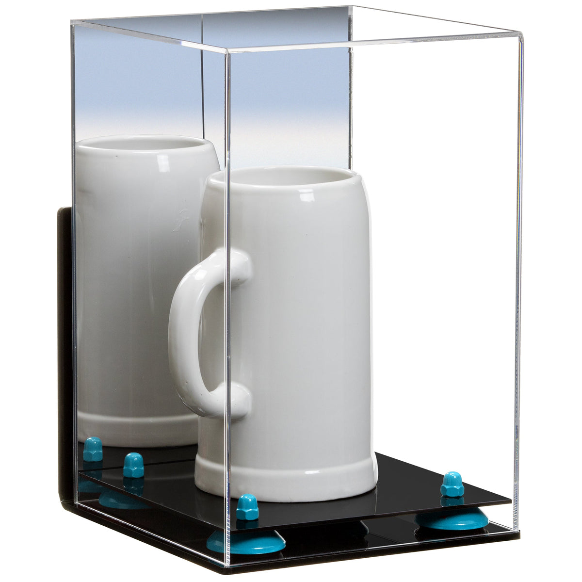 Acrylic Versatile Display Case  8 X 8 X 12  Mirror Wall Mount (A060/V42)