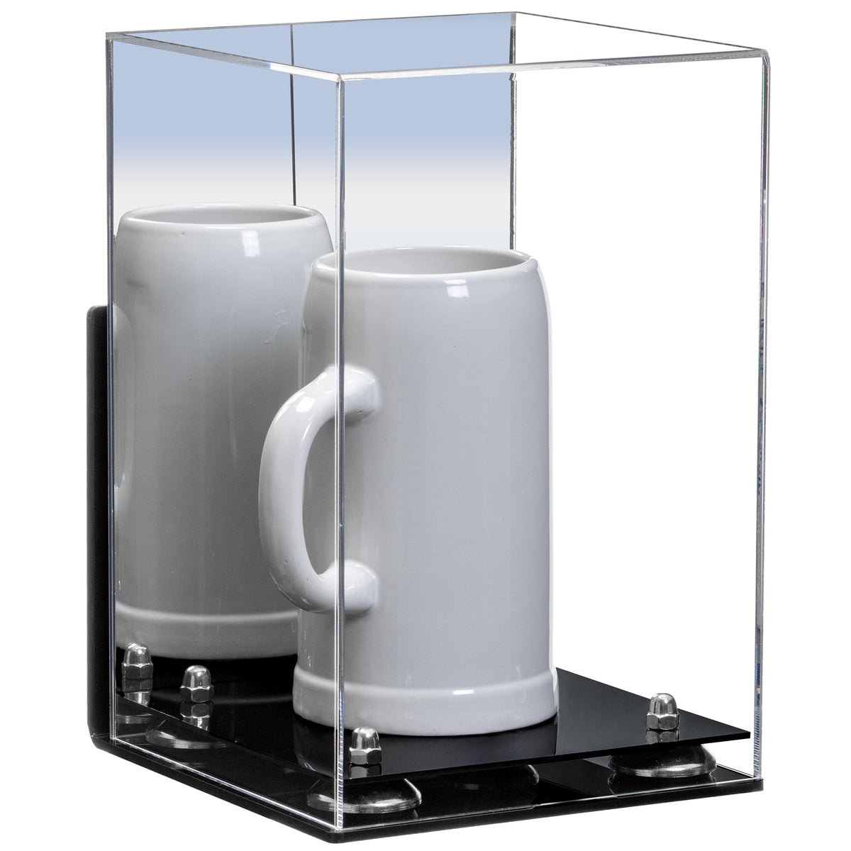 Acrylic Versatile Display Case  8 X 8 X 12  Mirror Wall Mount (A060/V42)