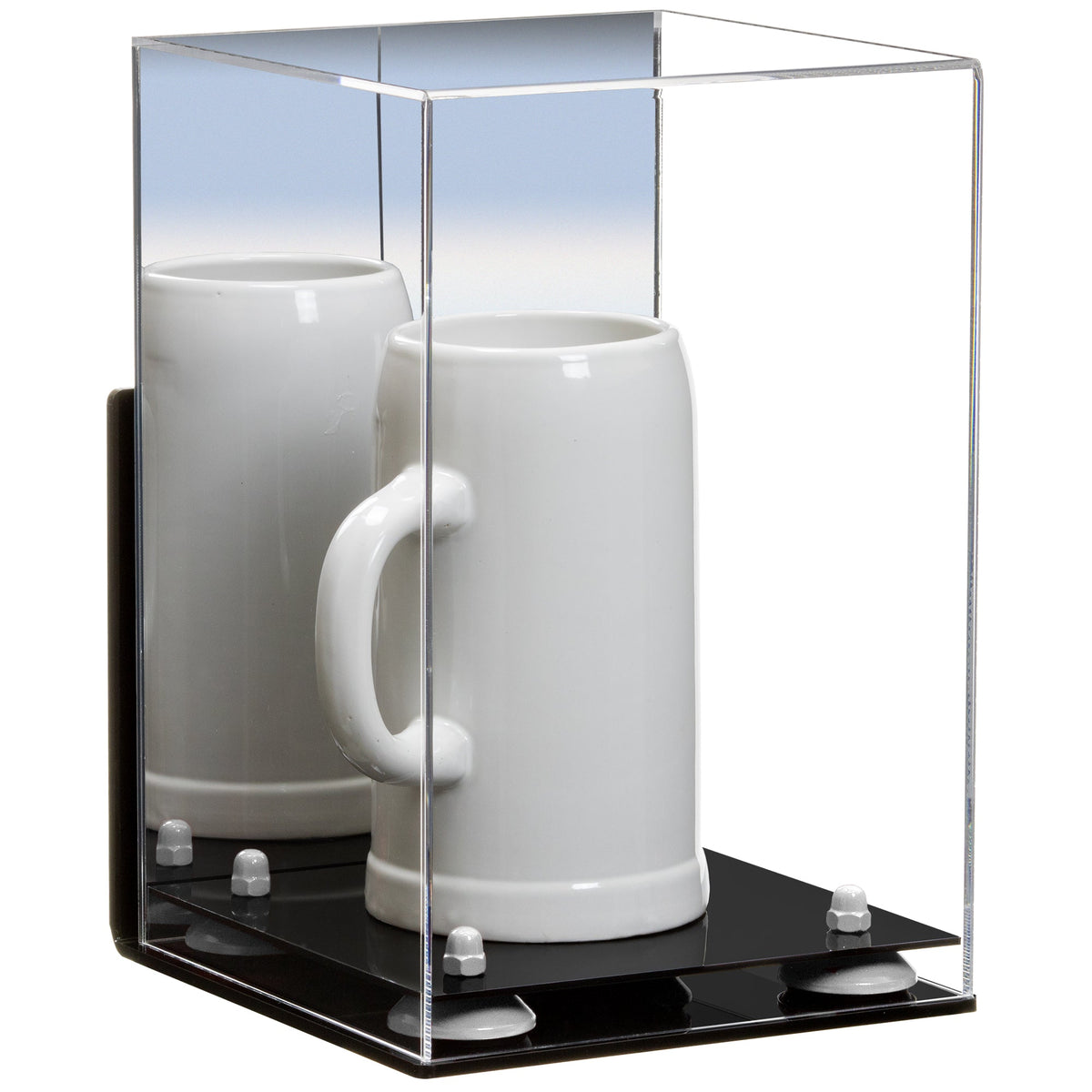 Acrylic Versatile Display Case  8 X 8 X 12  Mirror Wall Mount (A060/V42)