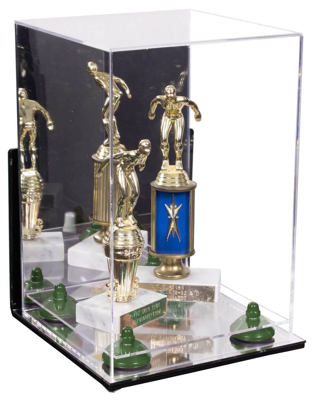 Acrylic Versatile Display Case  8 X 8 X 12  Mirror Wall Mount (A060/V42)