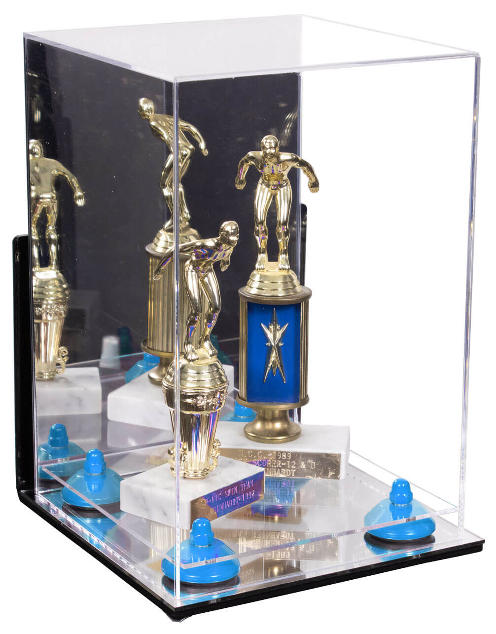 Acrylic Versatile Display Case  8 X 8 X 12  Mirror Wall Mount (A060/V42)