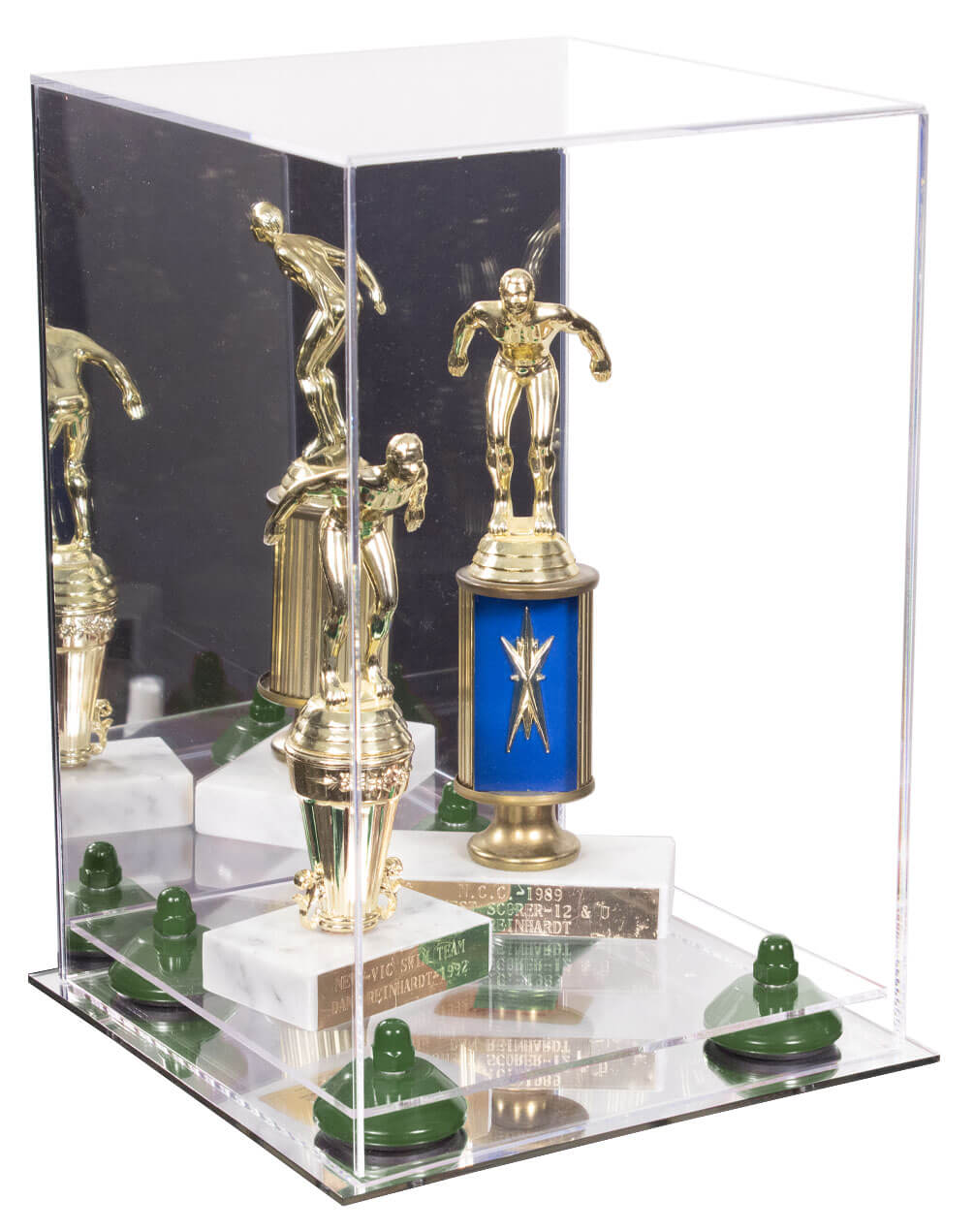 Acrylic Versatile Display Case  8 X 8 X 12  Mirror (A060)