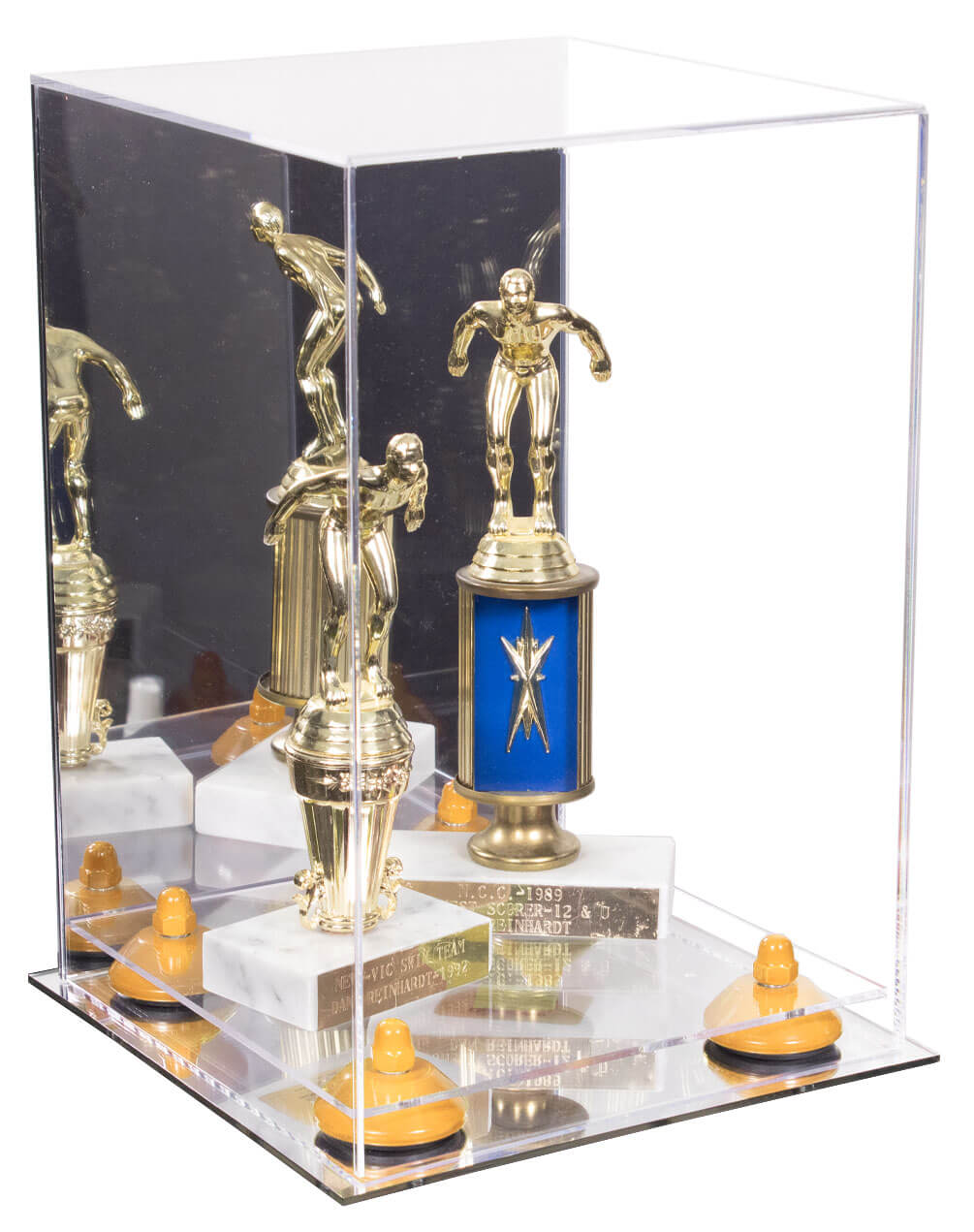 Acrylic Versatile Display Case  8 X 8 X 12  Mirror (A060)