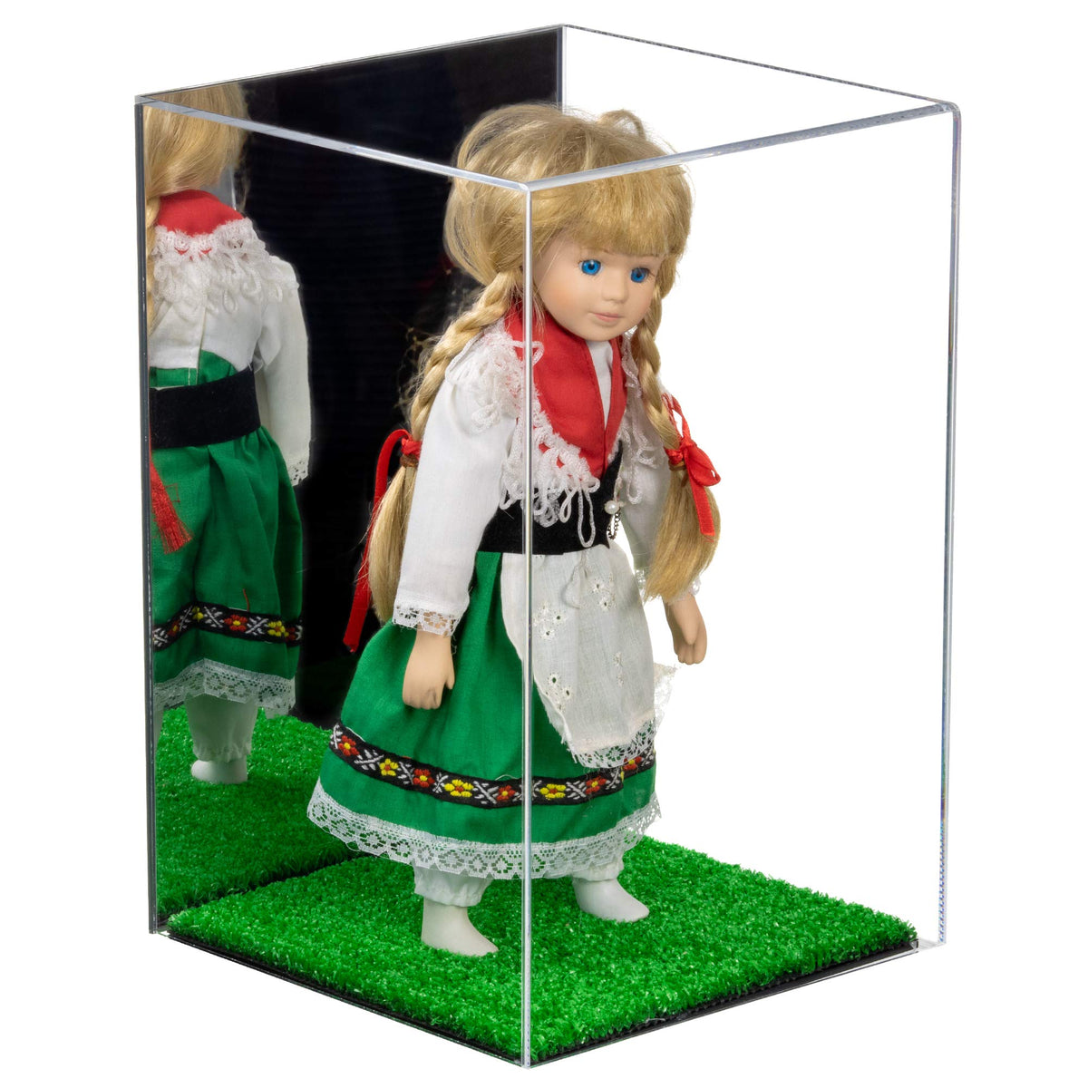 Acrylic Versatile Display Case  8 X 8 X 12  Mirror (A060)