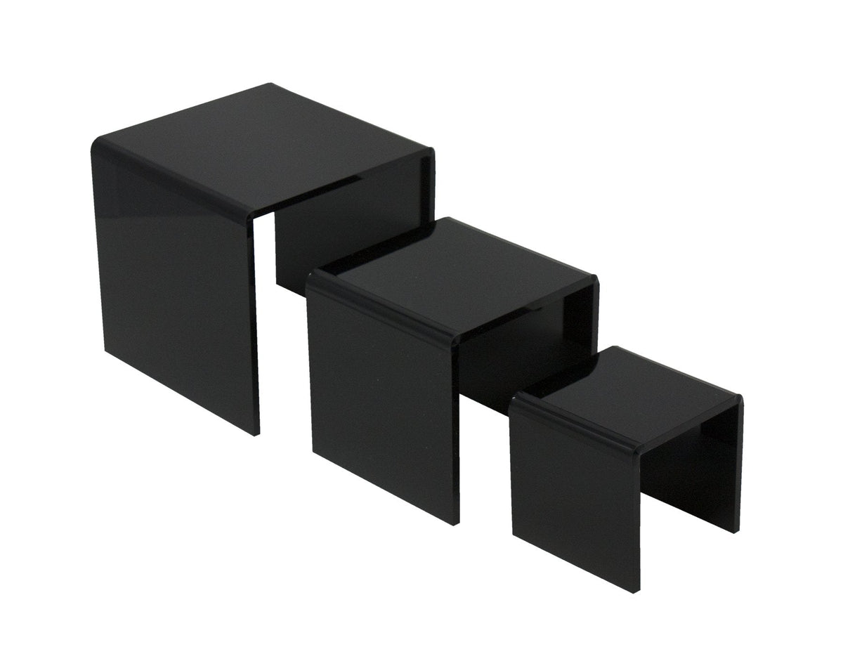 Acrylic Display Risers Nesting 3 Piece Set (A069)