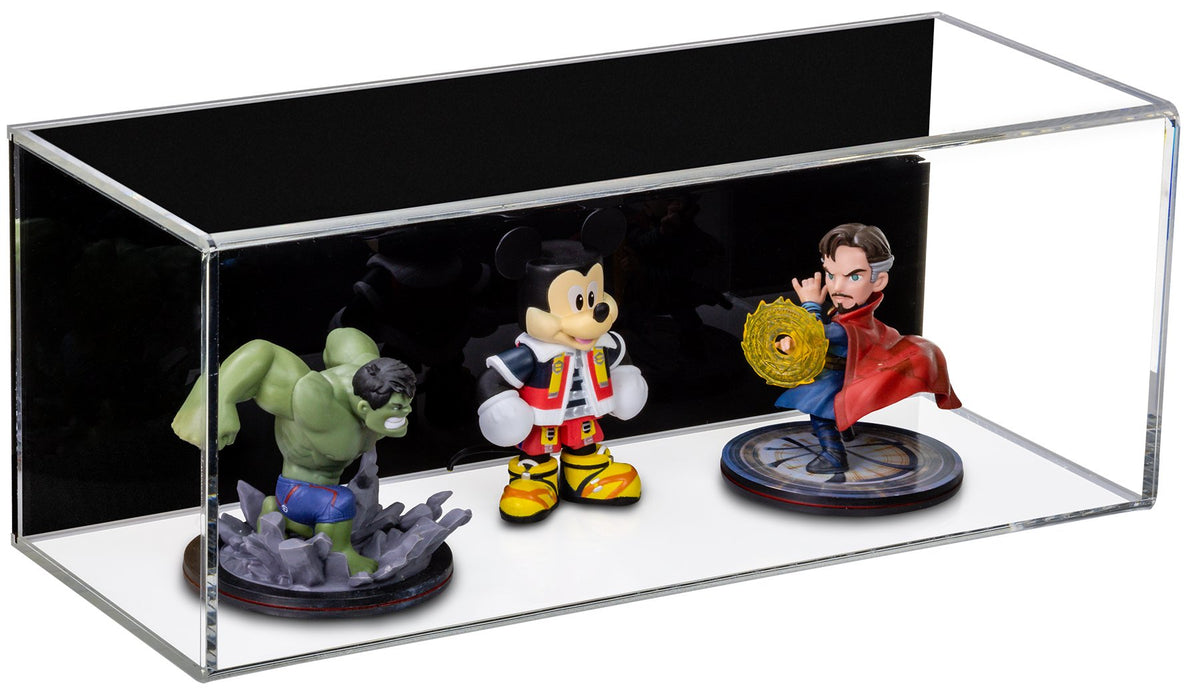 Versatile Acrylic Display Case with Slide Back and Size Options