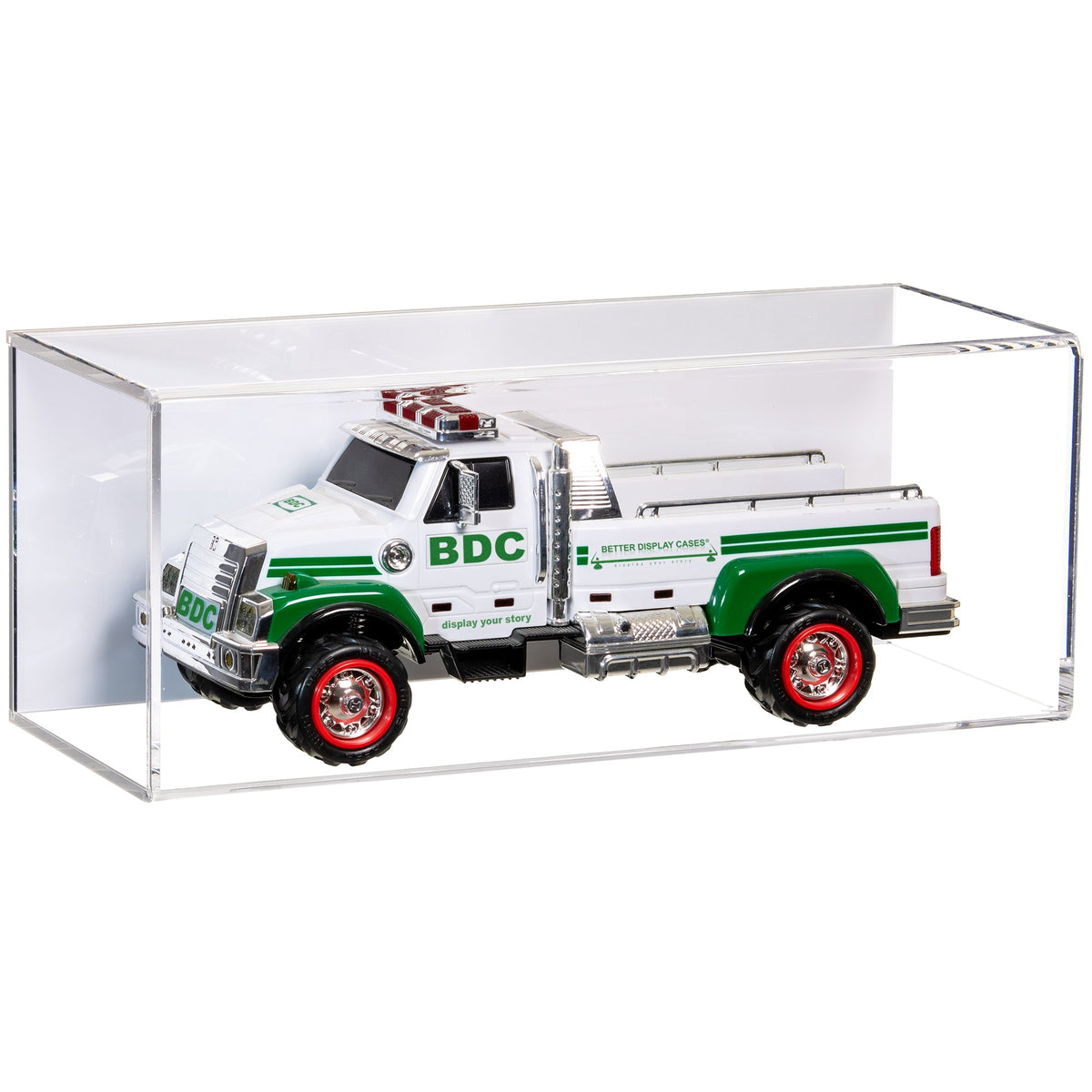 Versatile Acrylic Display Case with Slide Back and Size Options