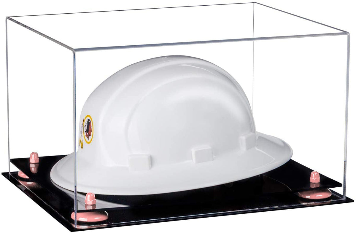 Clear Acrylic Large Helmet - Large Safety Helmet Display Case - Clear (A082/V13)