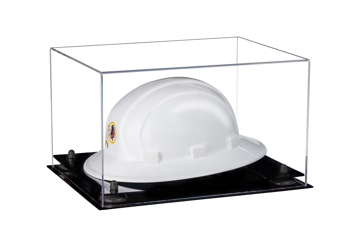 Clear Acrylic Large Helmet - Large Safety Helmet Display Case - Clear (A082/V13)