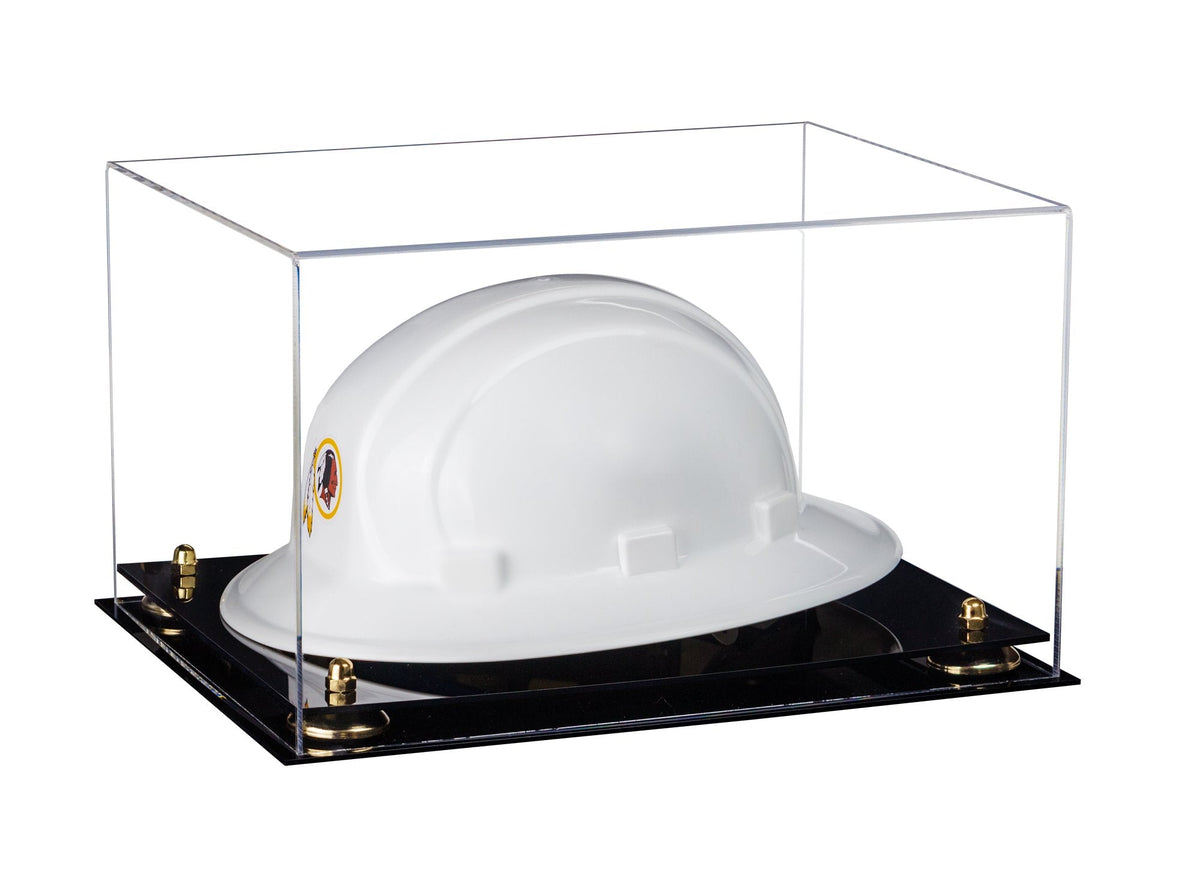 Clear Acrylic Large Helmet - Large Safety Helmet Display Case - Clear (A082/V13)