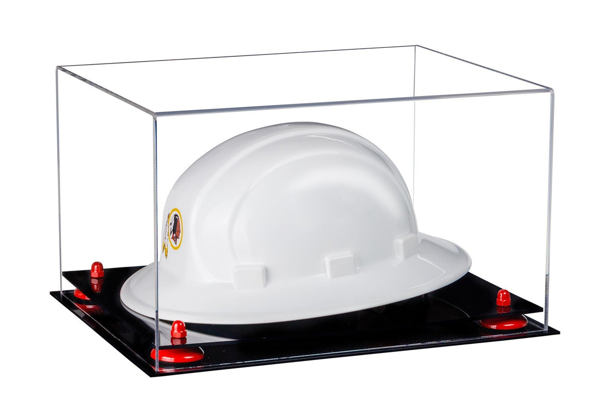 Clear Acrylic Large Helmet - Large Safety Helmet Display Case - Clear (A082/V13)