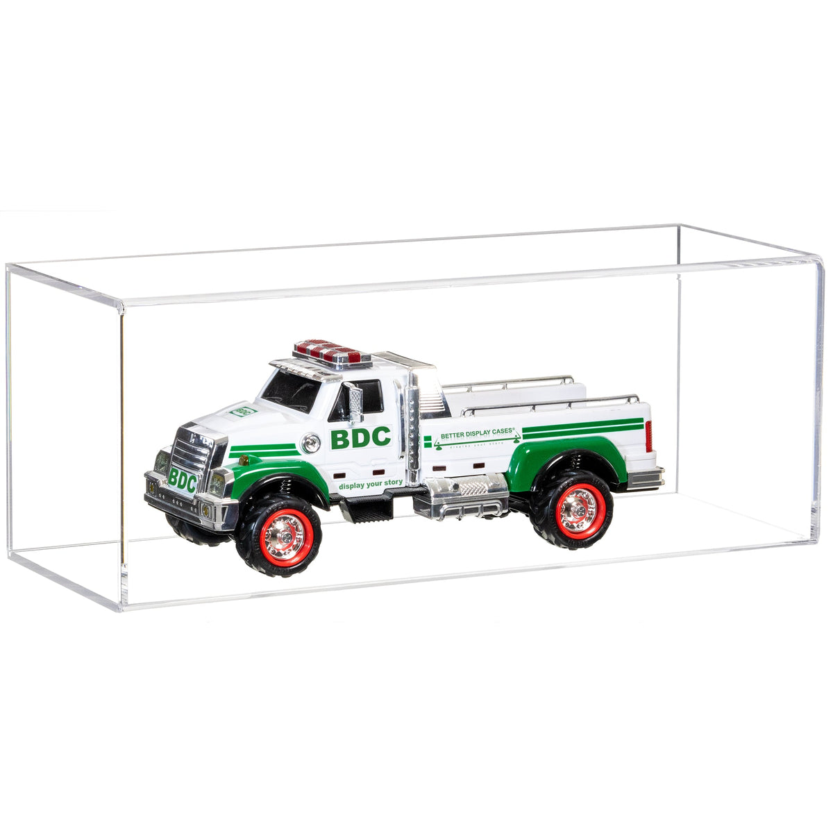 Versatile Acrylic Display Case with Slide Back and Size Options