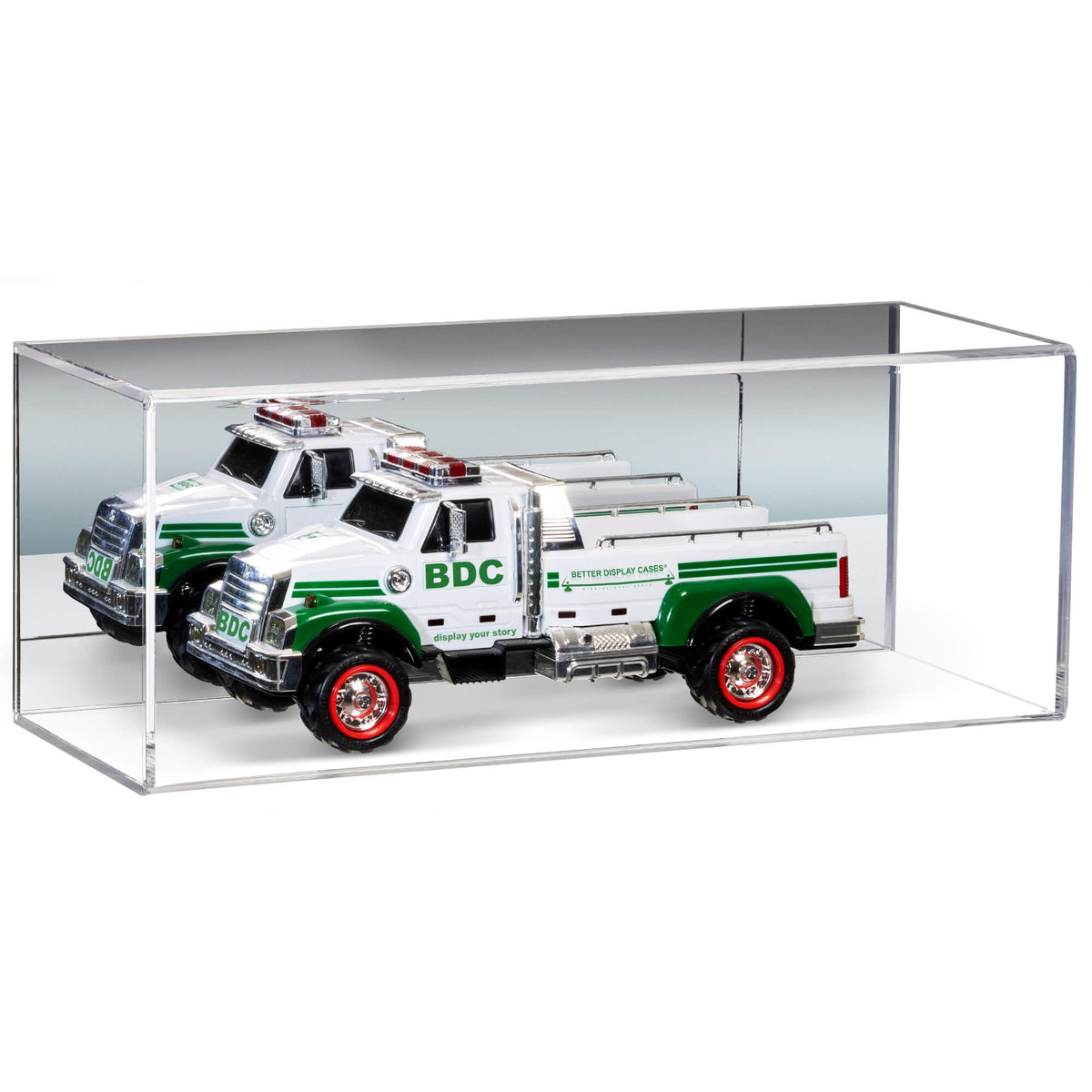 Versatile Acrylic Display Case with Slide Back and Size Options