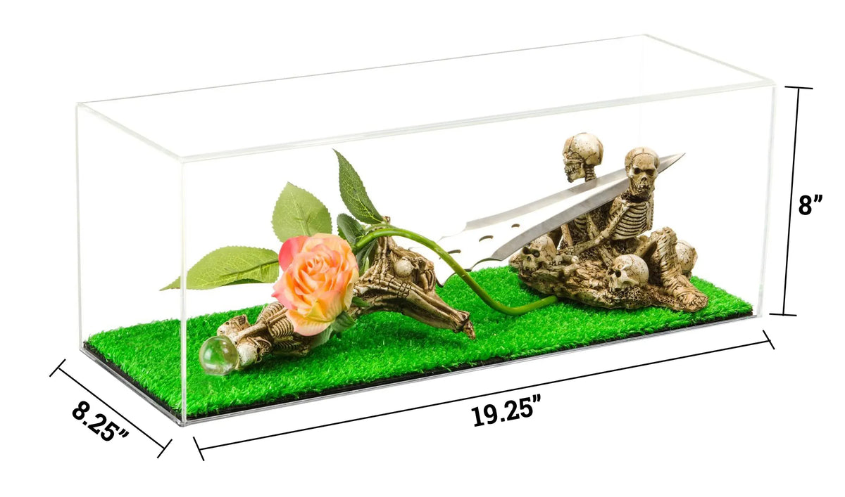Acrylic Versatile Trucks, Trains and Rockets Display Case 19.25 x 8.25 x 8 - Clear (A103/V47)