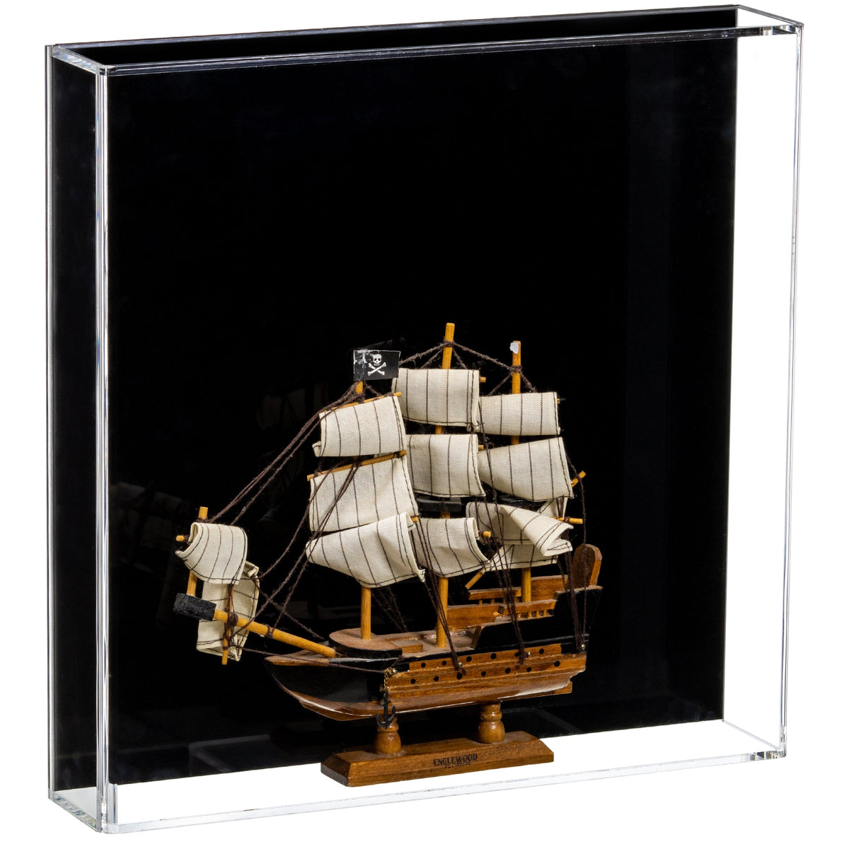 Versatile Acrylic Display Case with Slide Back and Size Options