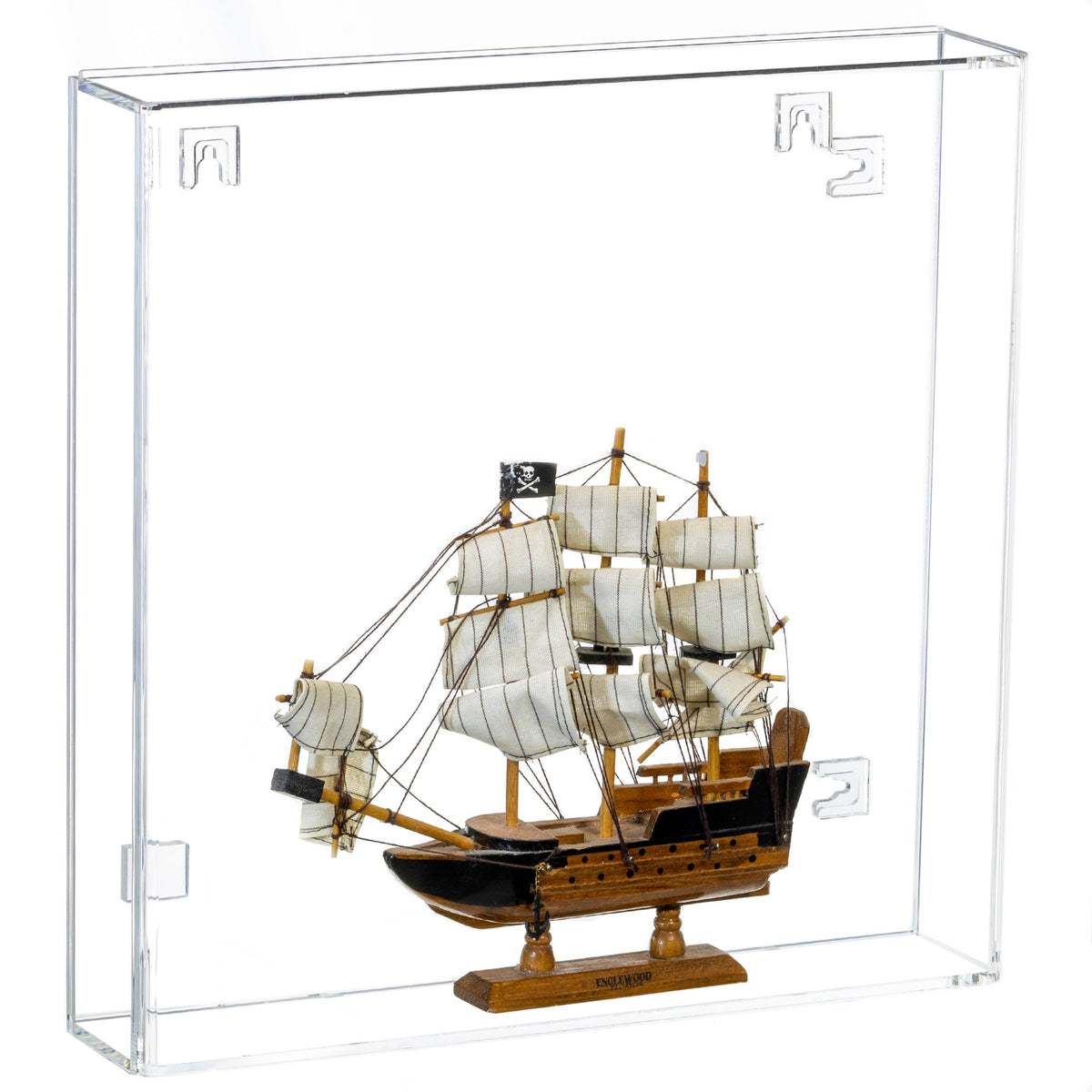 Versatile Acrylic Display Case with Slide Back and Size Options