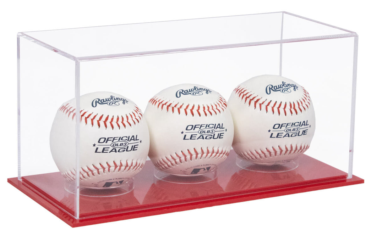 Acrylic Baseball, Lacrosse or Tennis Ball Display Case