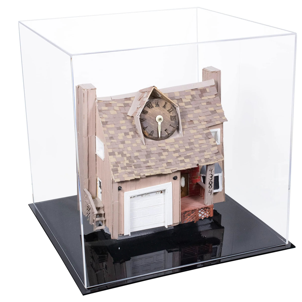 Versatile Acrylic Display Cases with Double Sheet Base with Clear Case