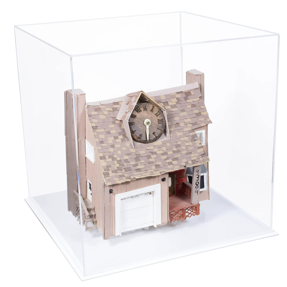 Versatile Acrylic Display Cases with Double Sheet Base with Clear Case