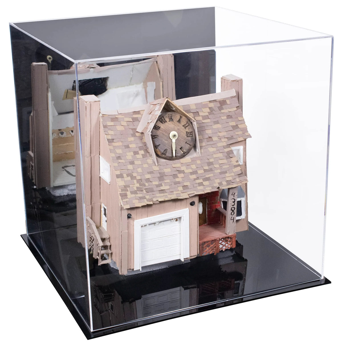 Versatile Acrylic Display Cases with Double Sheet Base with Mirror Case
