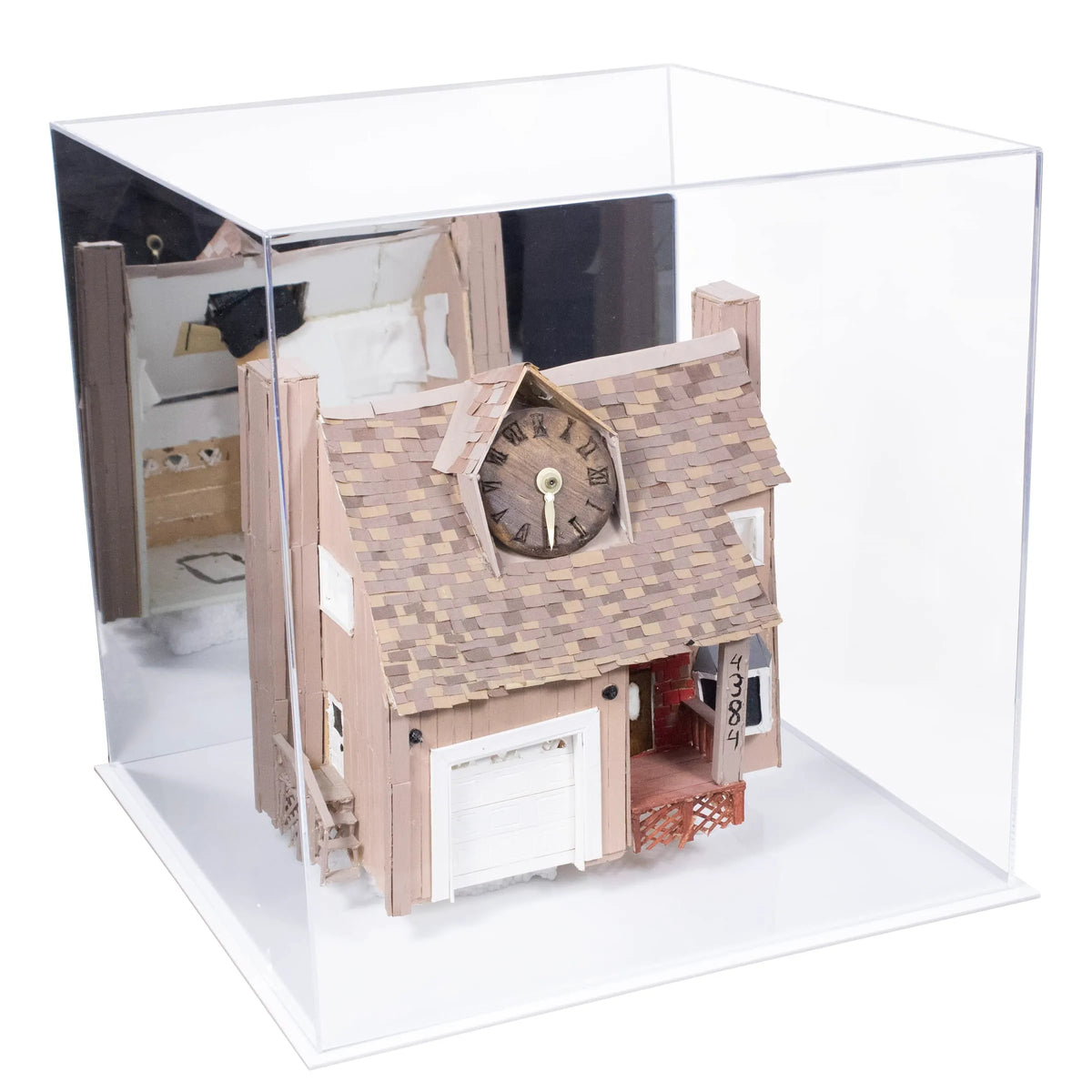 Versatile Acrylic Display Cases with Double Sheet Base with Mirror Case