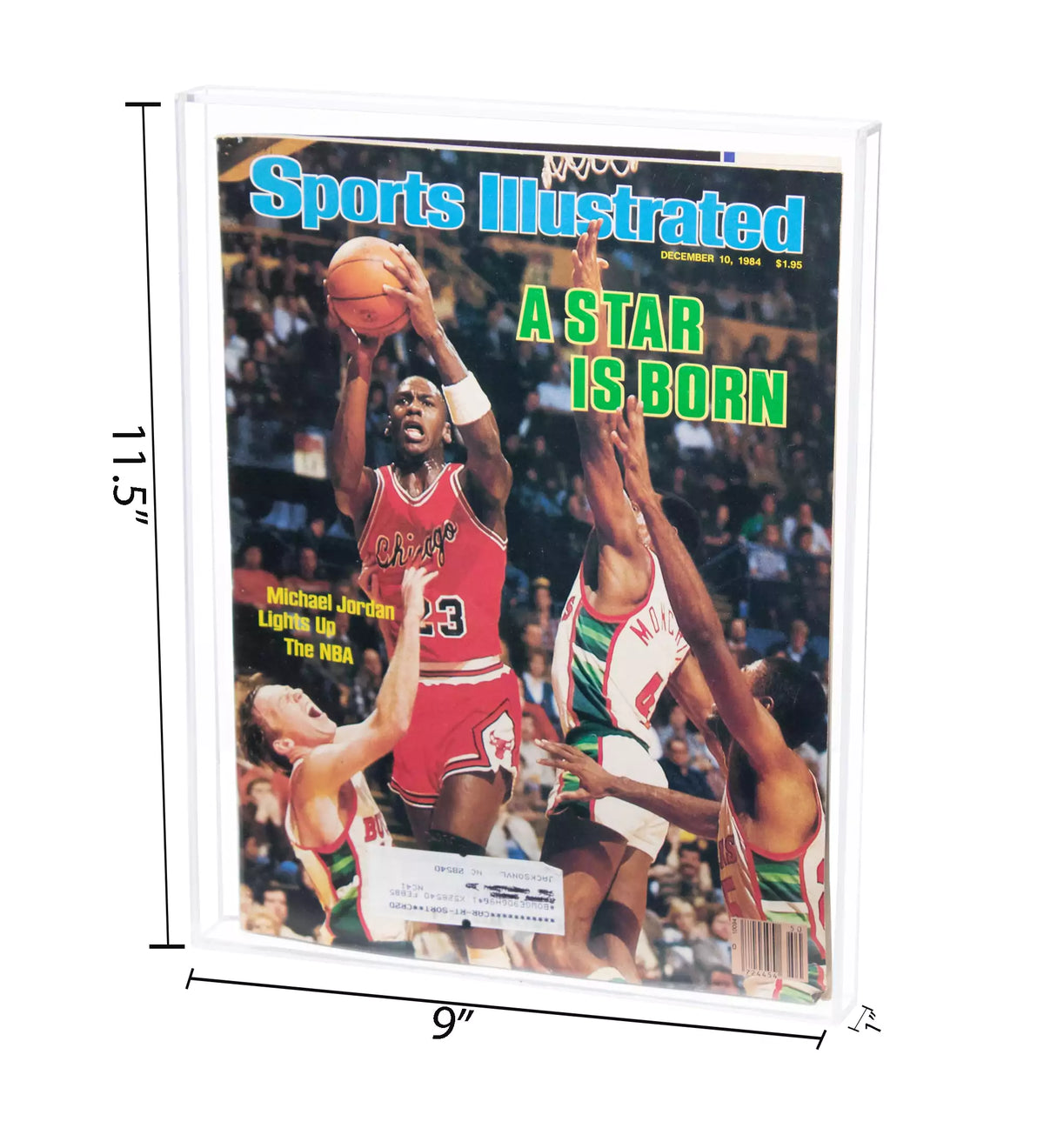 Clear Acrylic Display Case for Collectible Magazine, Comic Book or Playbill