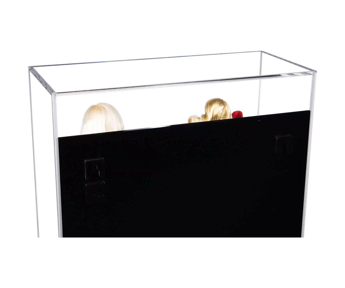 Clear Acrylic Double Doll Display Case (A124A)