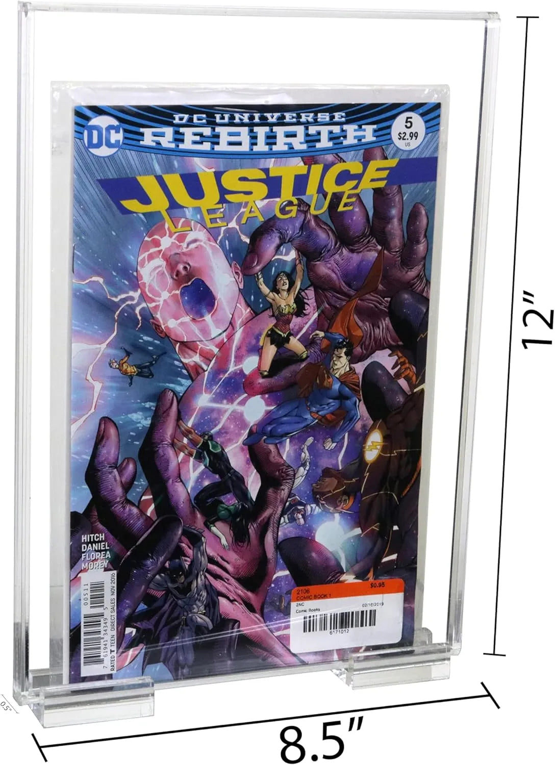 Clear Acrylic Display Case for Collectible Magazine, Comic Book or Playbill