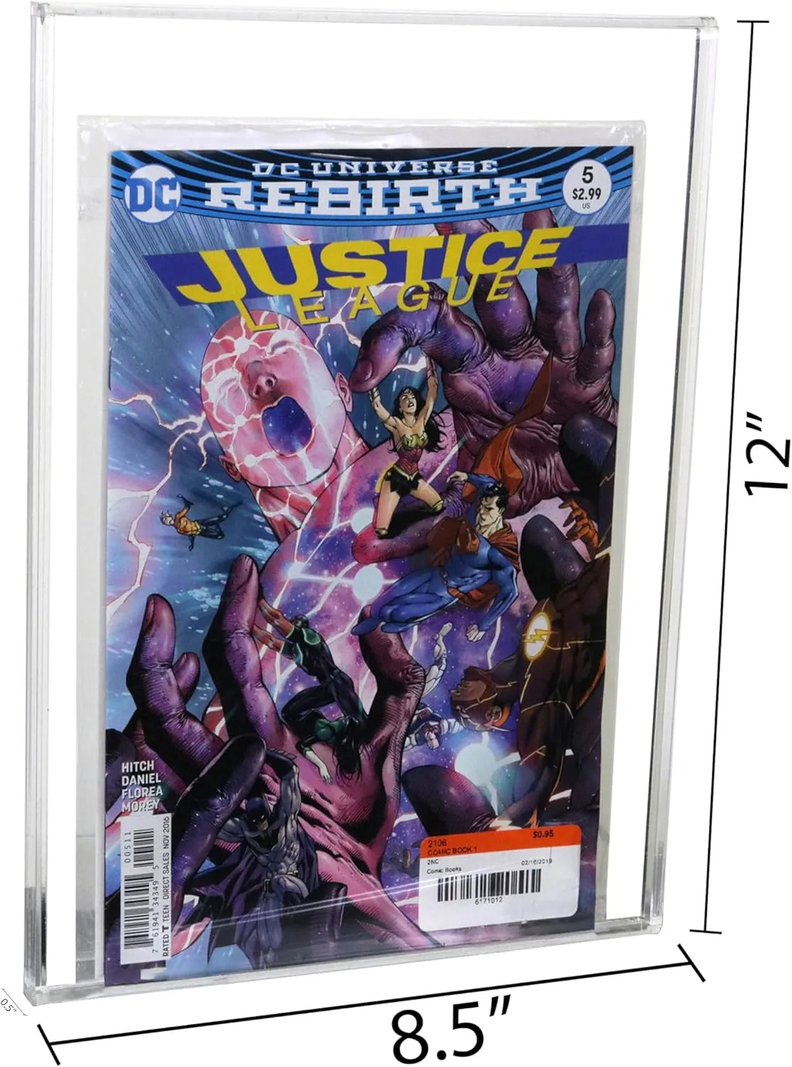 Clear Acrylic Display Case for Collectible Magazine, Comic Book or Playbill