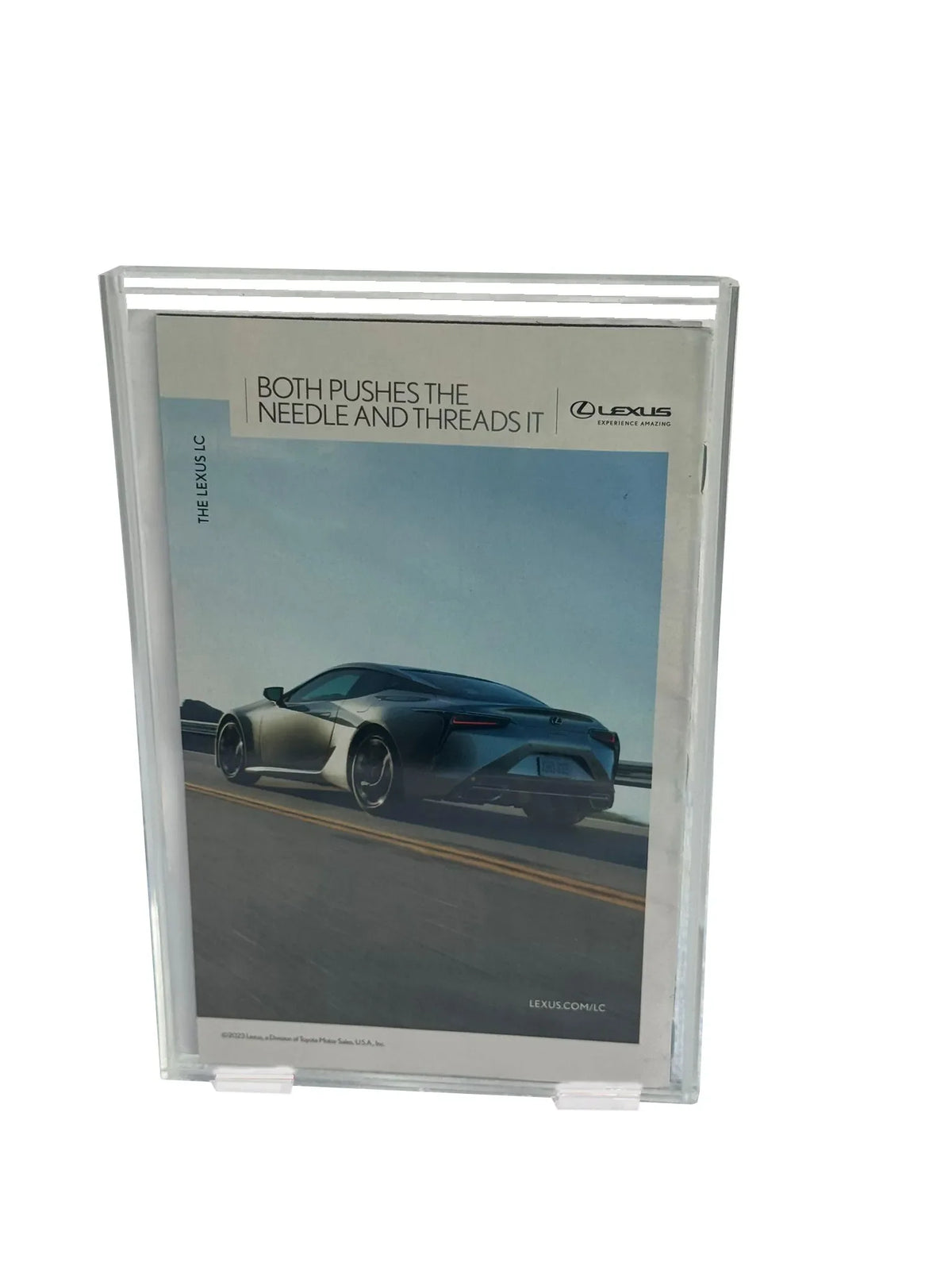 Clear Acrylic Display Case for Collectible Magazine, Comic Book or Playbill