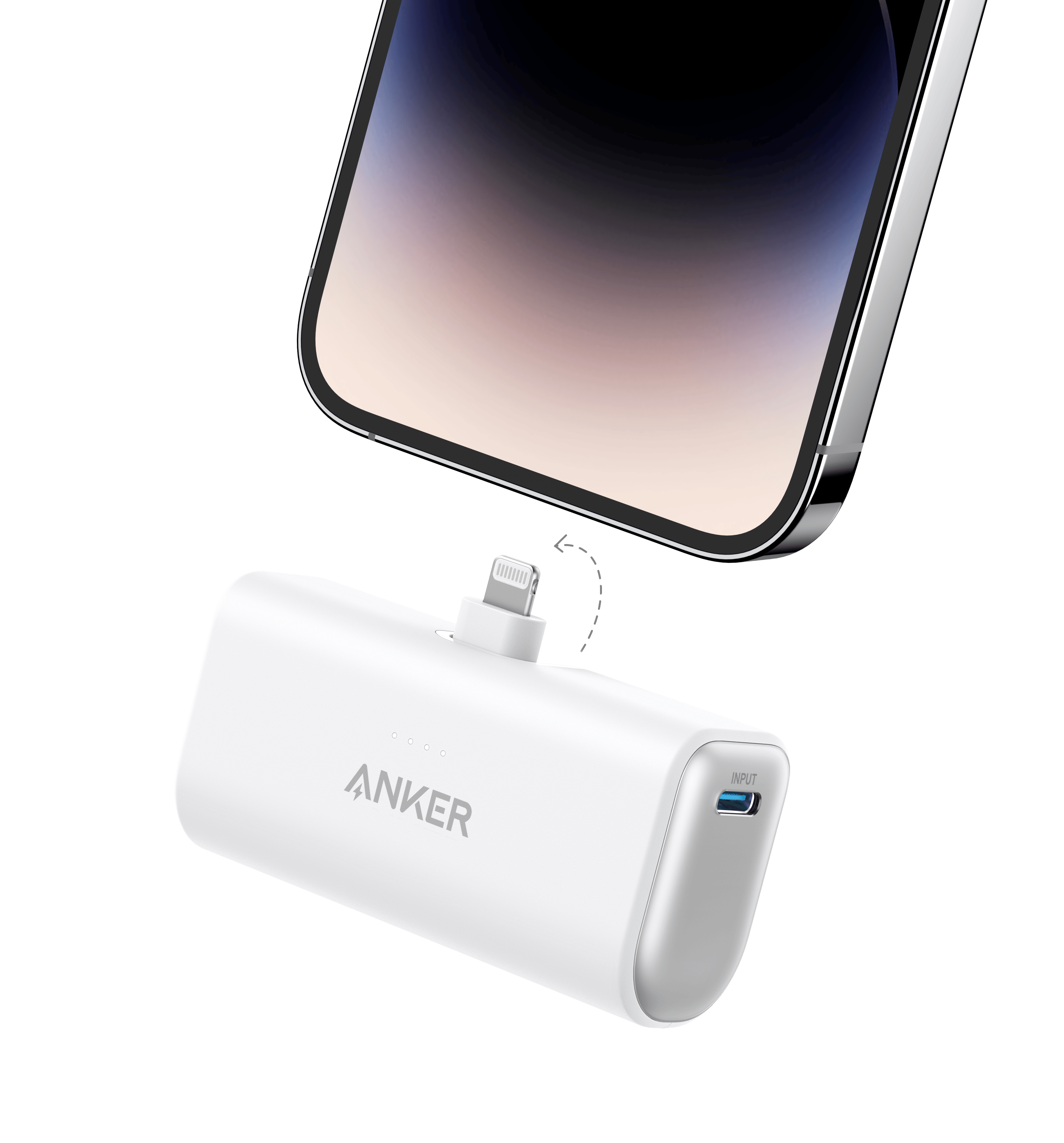 Anker Nano Power Bank (12W, Built-In Lightning Connector)