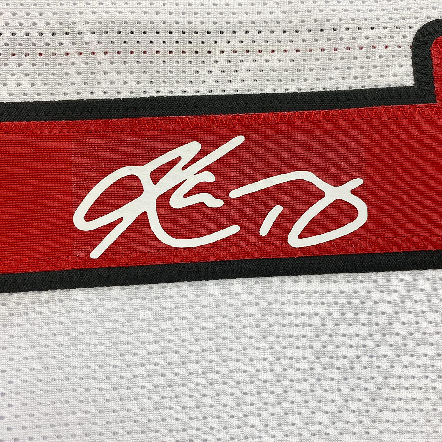 Framed Facsimile Autographed Kyler Murray 35x39 Arizona White Reprint Laser Auto Football Jersey