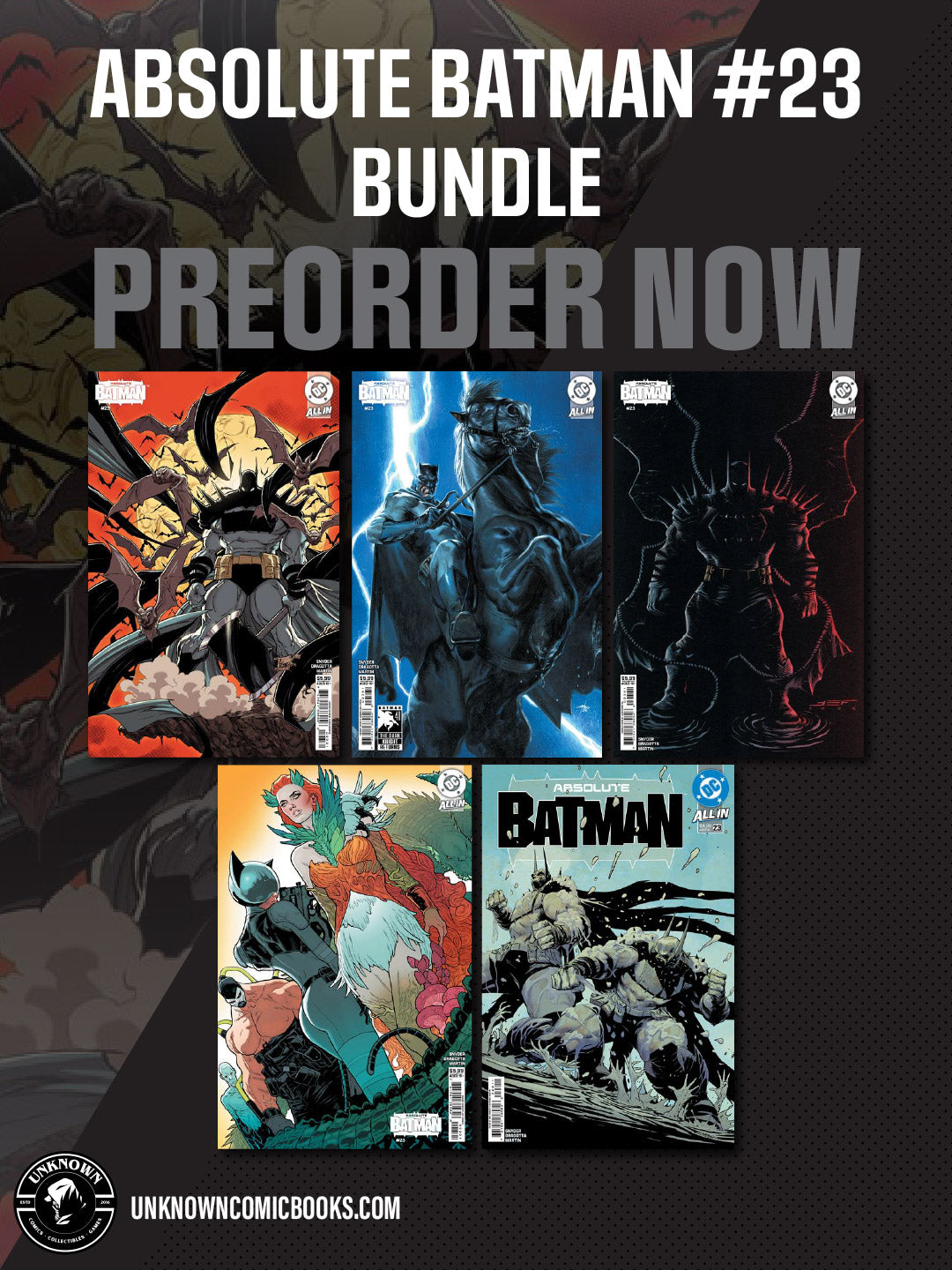 [5 PACK] ABSOLUTE BATMAN #23 BUNDLE (08/12/2026)