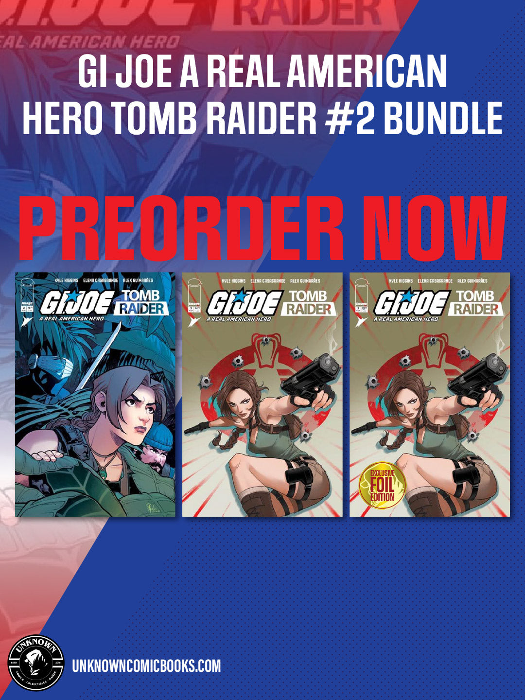 [3 PACK] GI JOE A REAL AMERICAN HERO TOMB RAIDER #2 (11/04/2026)