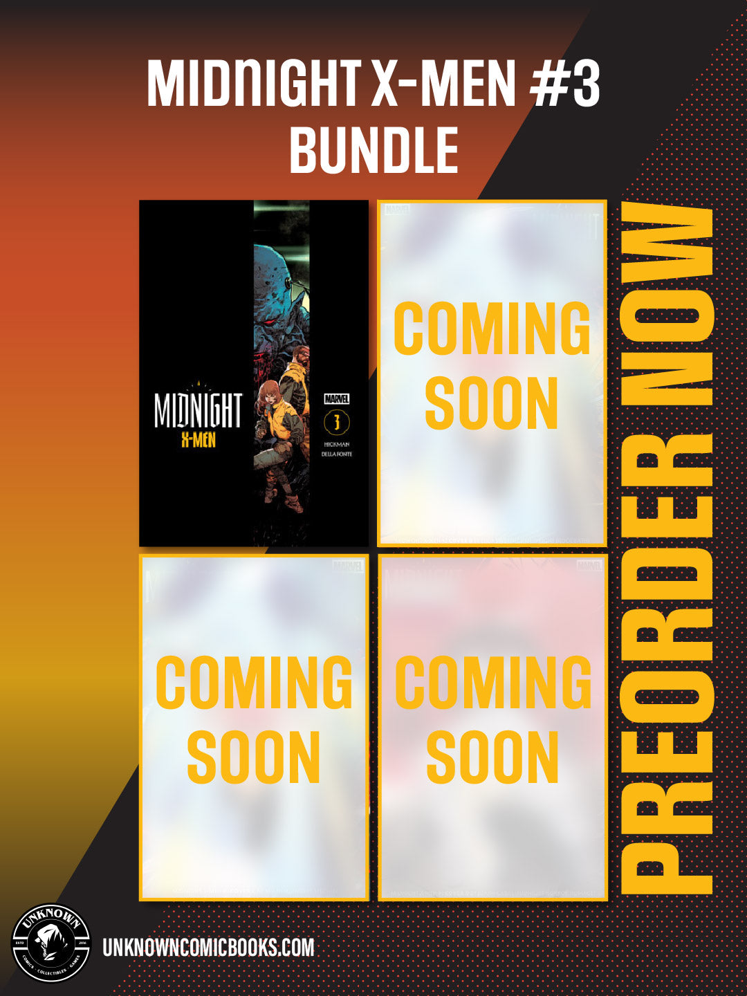 [4 PACK] MIDNIGHT X-MEN #3 (12/16/2026)