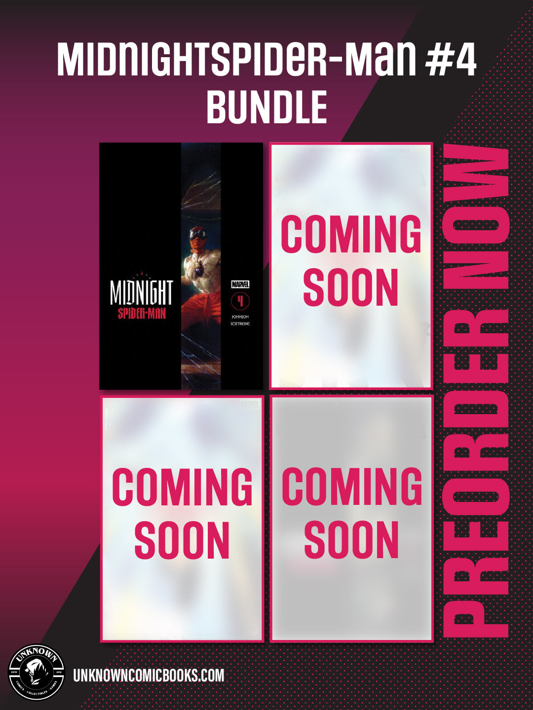 [4 PACK] MIDNIGHT SPIDER-MAN #4 BUNDLE (01/13/2027)