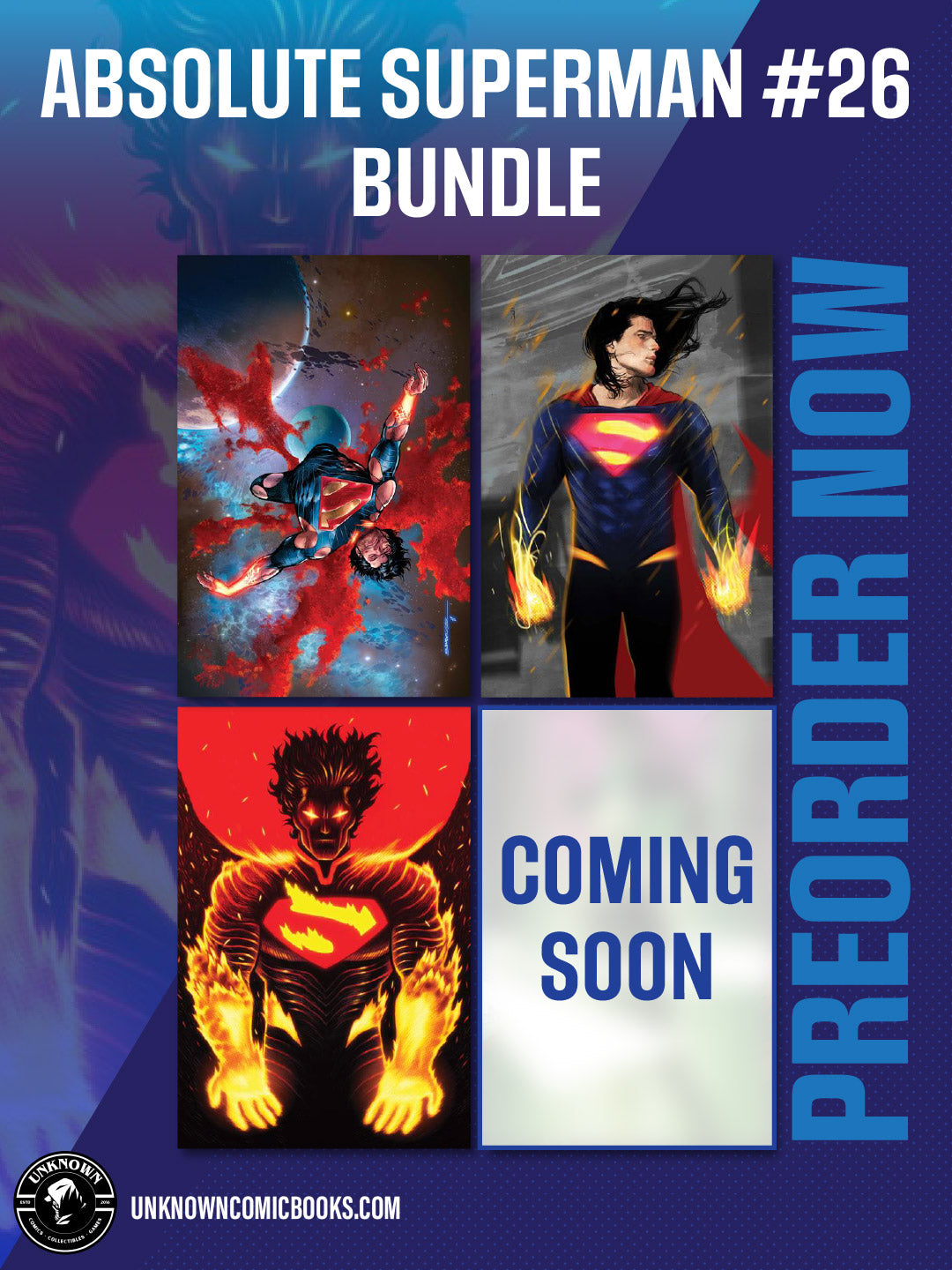[4 PACK] ABSOLUTE SUPERMAN #26 COVERS A-D (12/02/2026)
