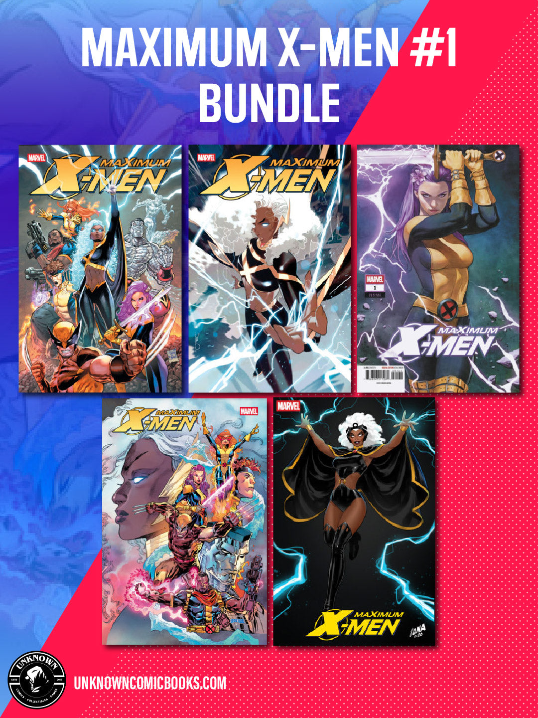 [5 PACK] MAXIMUM X-MEN #1 (12/02/2026)