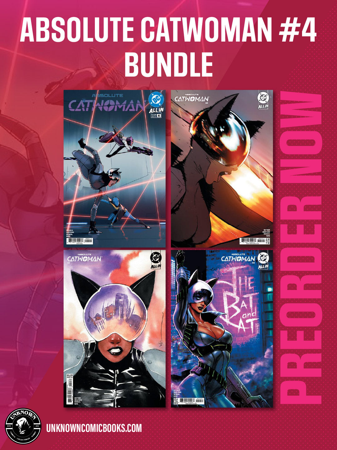 [4 PACK] ABSOLUTE CATWOMAN #4 (OF 6) (10/14/2026)(10/05/2026)