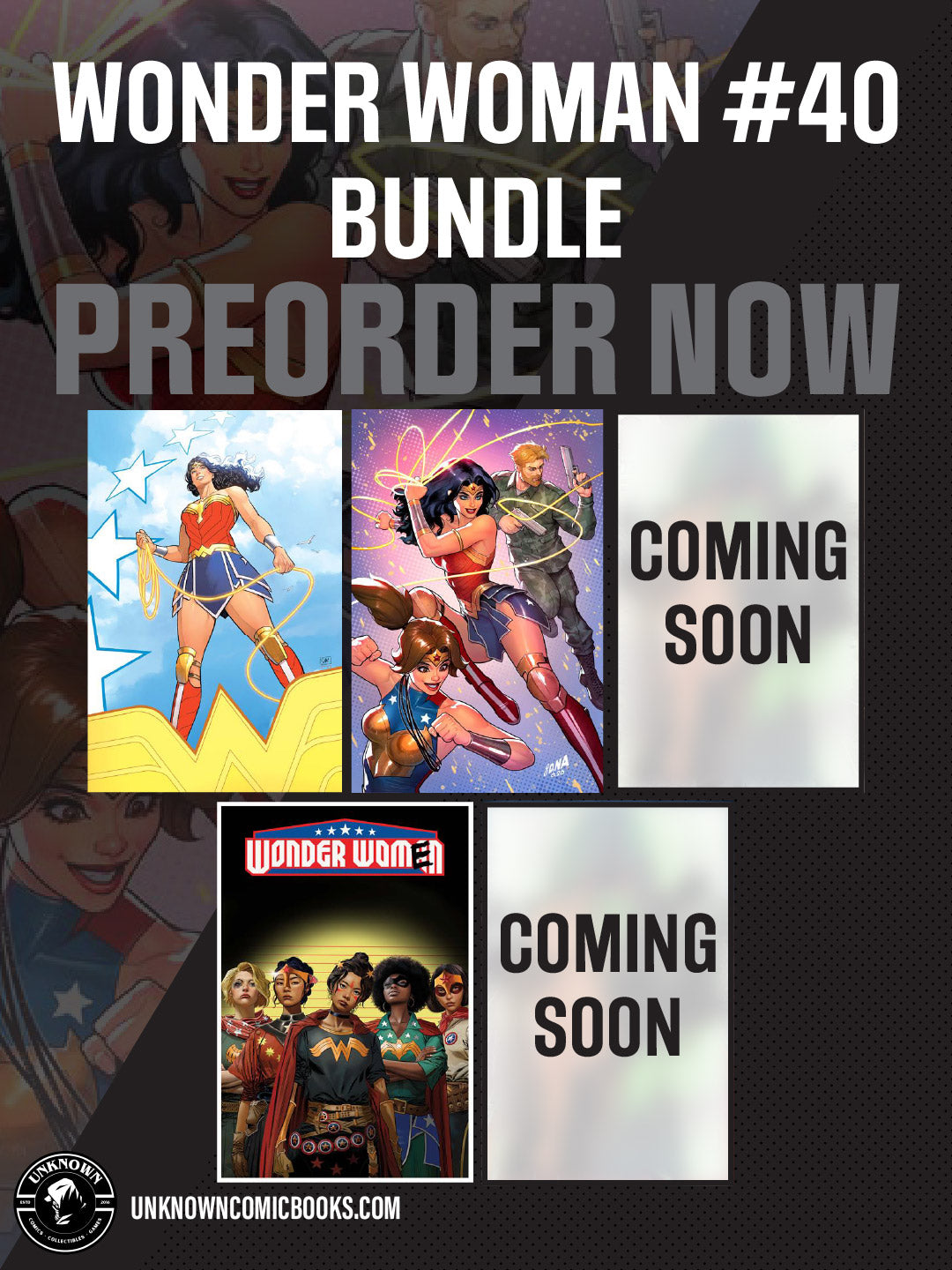 [ 5 PACK] WONDER WOMAN #40 COVERS A-E (12/16/2026)